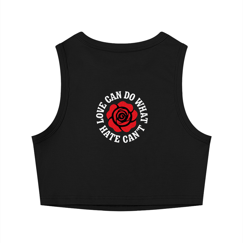 Women's Tight Crewneck Crop Tank Top