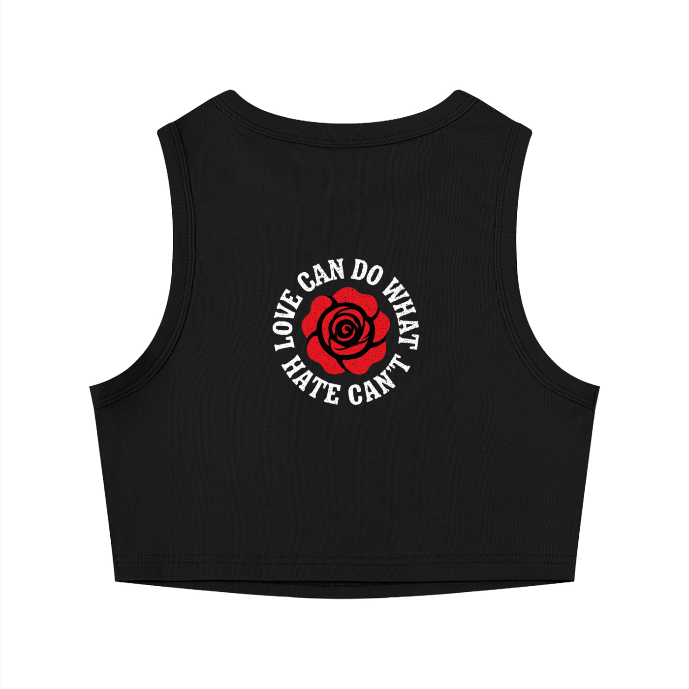 Women's Tight Crewneck Crop Tank Top