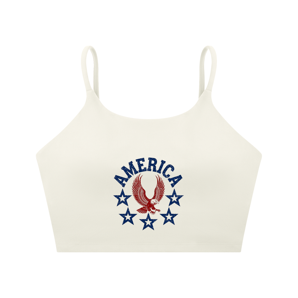 Spaghetti Strap Yoga Sports Bra